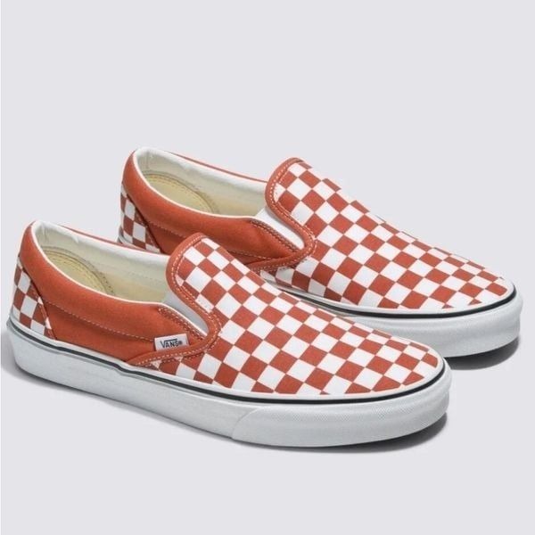 Vans Classic Slip-On Color Theory Checkerboard Bossa Nova Shoes