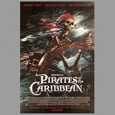 Signed Movie Poster Pirates of the caribean