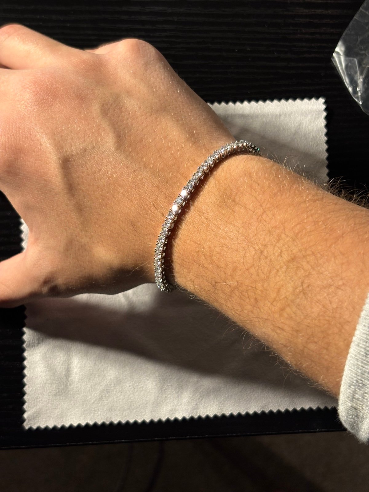 925 Silver tennis bracelet