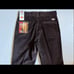NWT Vintage Dickies 34x32 Men's Corduroy Pants Dark Brown Work N.O.S. New NOS