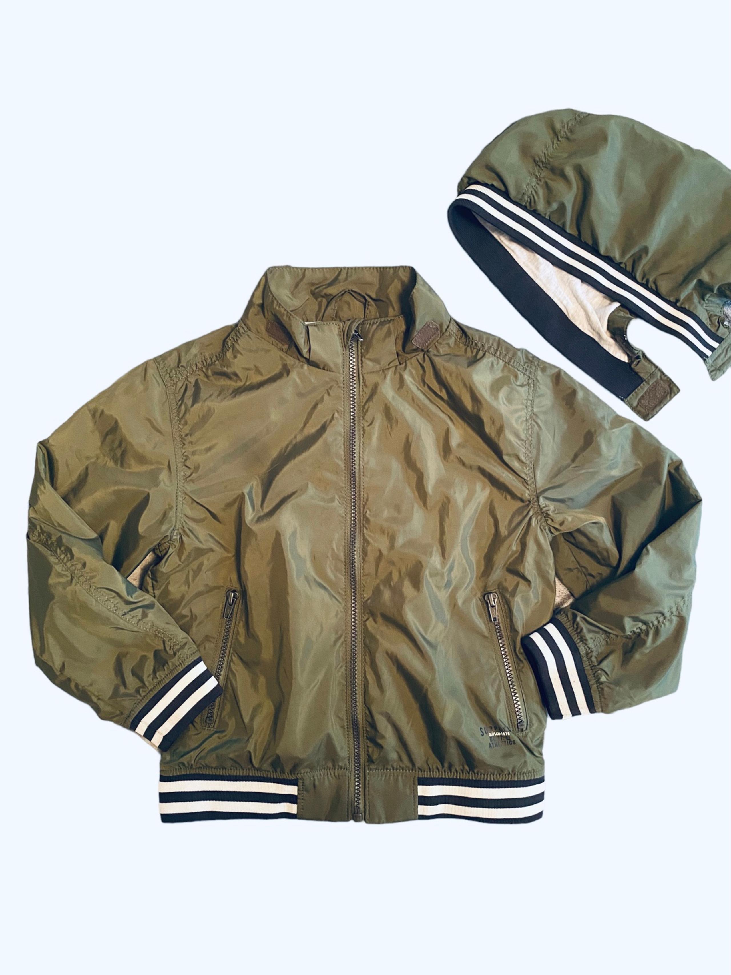 Boys jacket with detachable hood size 7