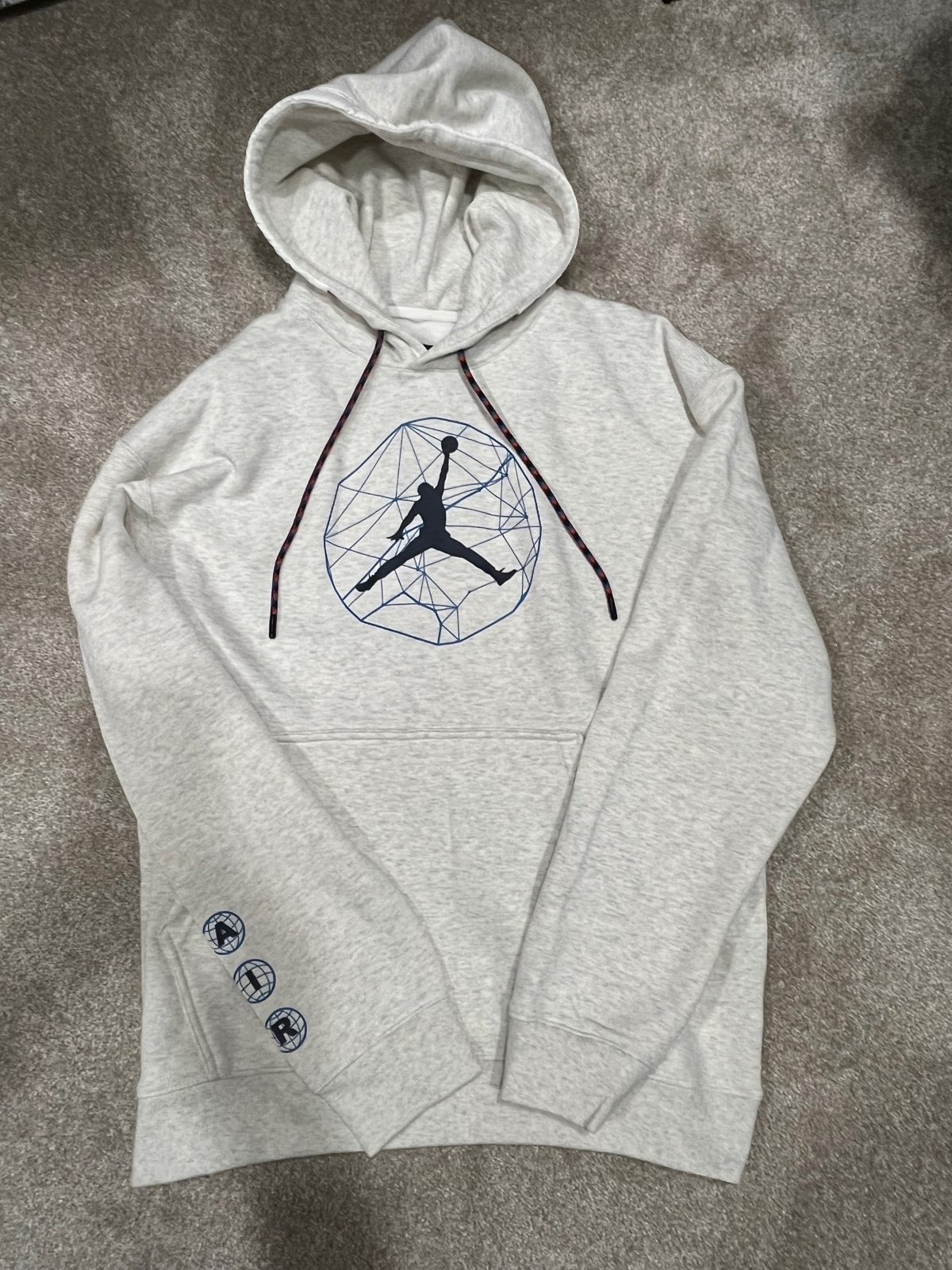 Nike Men's Jordan Essentials Mountainside Graphic Fleece Hoodie DC9727-141 Large