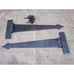 2 PRIMITIVE HAND FORGED Door Hinge Hinges Cabinet Iron 12 Doors Decorative