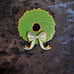 Green Sparkle Magnetic Wreath w/ Bow Pin Laserbrain Sunset Road Oddment & Tweak