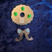 Green Sparkle Magnetic Wreath w/ Bow Pin Laserbrain Sunset Road Oddment & Tweak