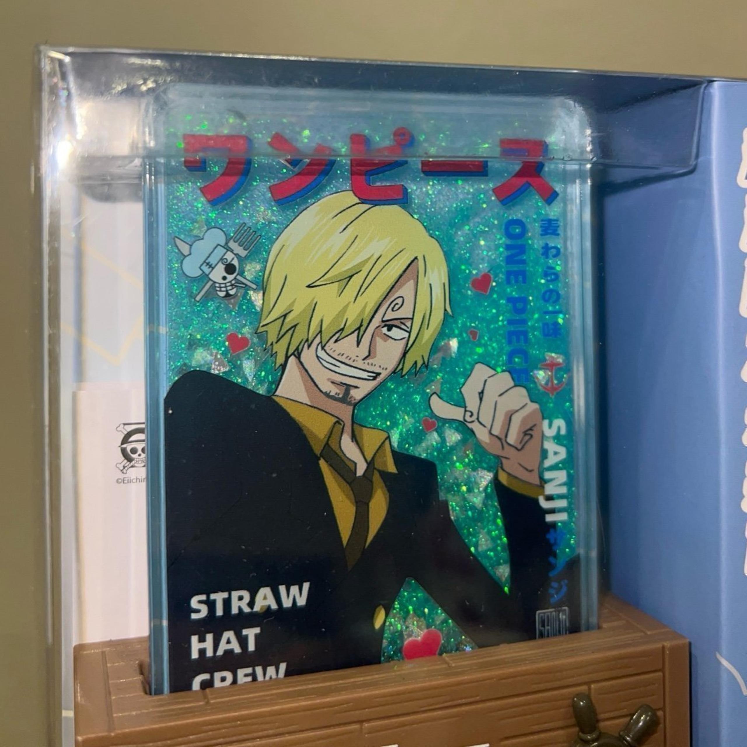 Vinsmoke Sanji One Piece quicksand acrylic stand light collectible figure toy