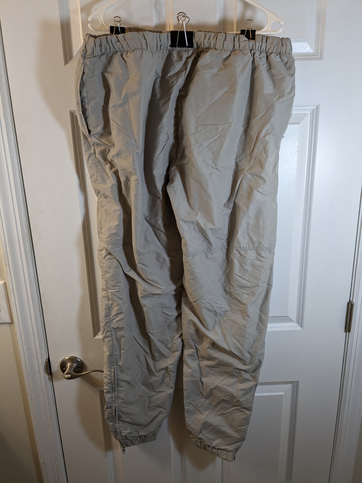 Boathouse, men's goretex pants, grey, mesh lined, size 40x34