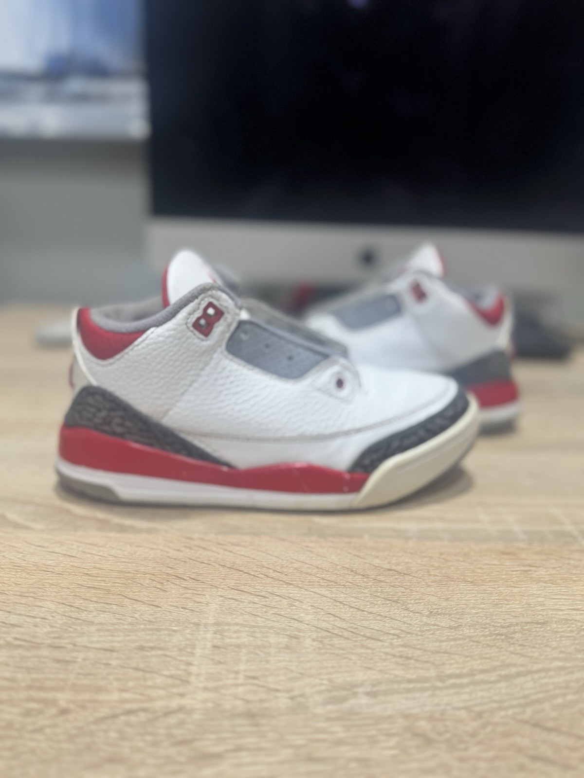 Size 3 - Jordan 3 Retro Mid Fire Red