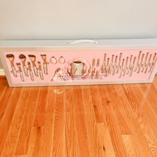 New 30 piece Rhinestone makeup brush glam set