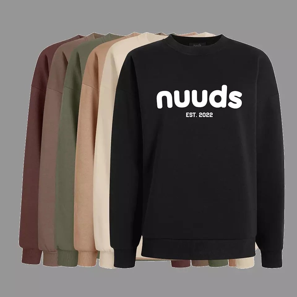 Nuuds Birthday Sweatshirt Olive Size XXXL