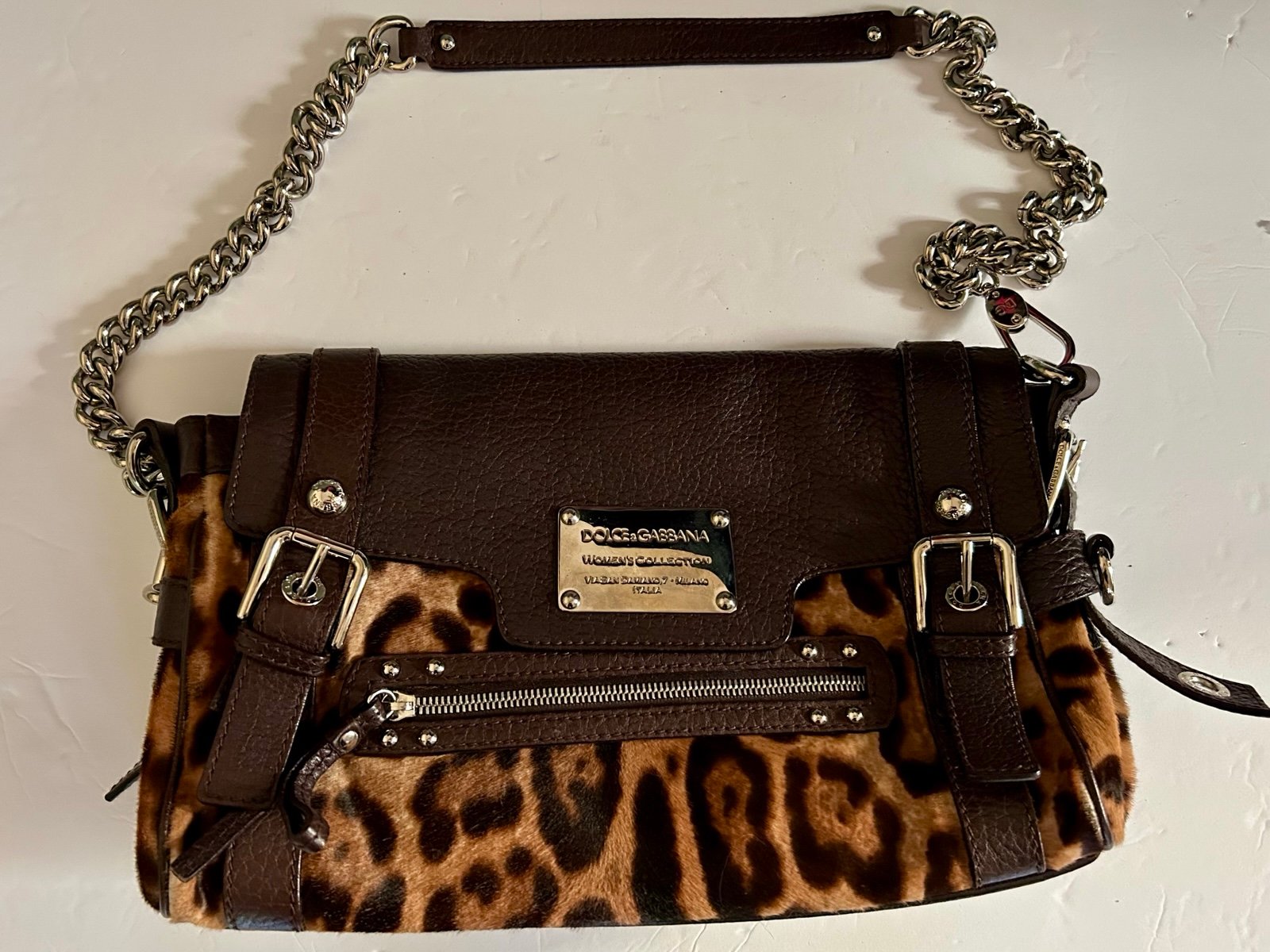 Dolce & Gabbana Leopard Print Bag