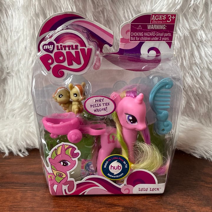LULU LUCK - 2010 G4 My Little Pony Friendship is Magic FiM Pet Wagon MIB MOC