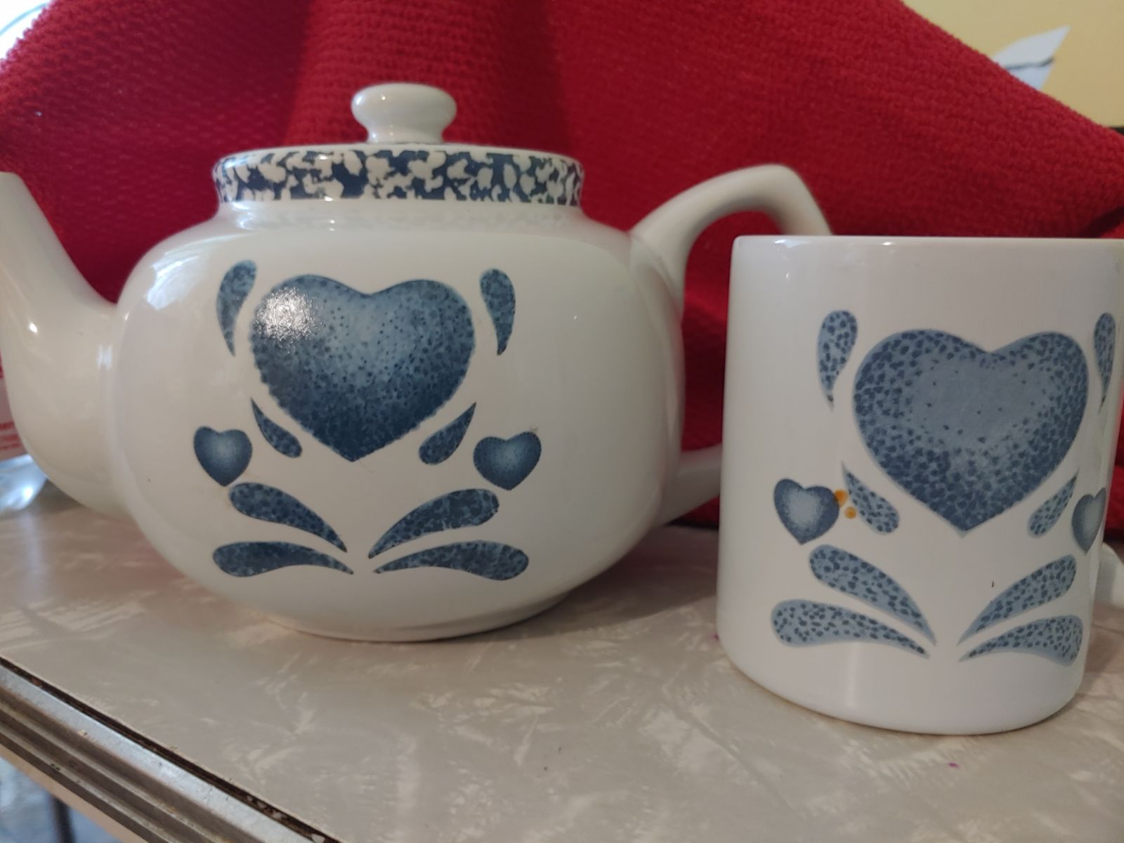 Corningware Blue Hearts (Velvet) Set