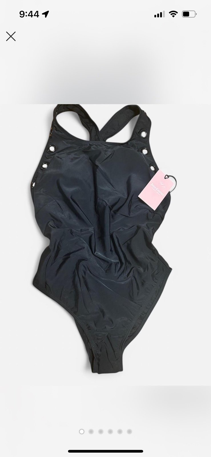 Juicy Couture Black One Piece NWT Large