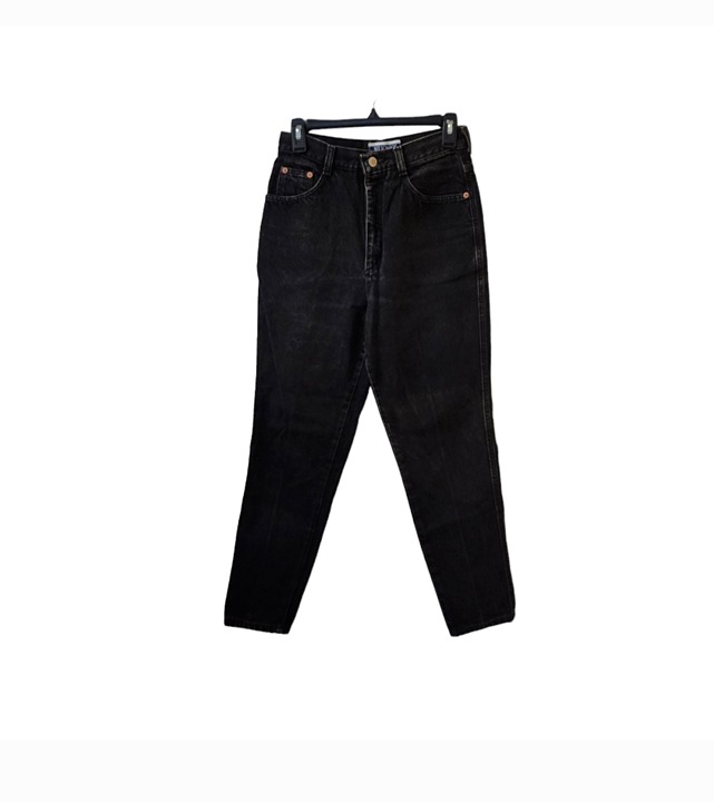 Nuovo Black Vintage High Rise Mom Jeans Size 9/10 Reg 90s