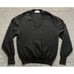 VTG Saks Fifth Avenue 100% Cashmere V-Neck Sweater Mens Size L Black