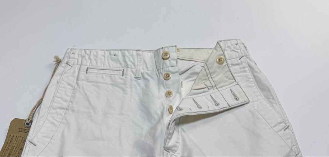 Brand new, unused RRL COTTON FIELD CHINO in white, size 30x32.