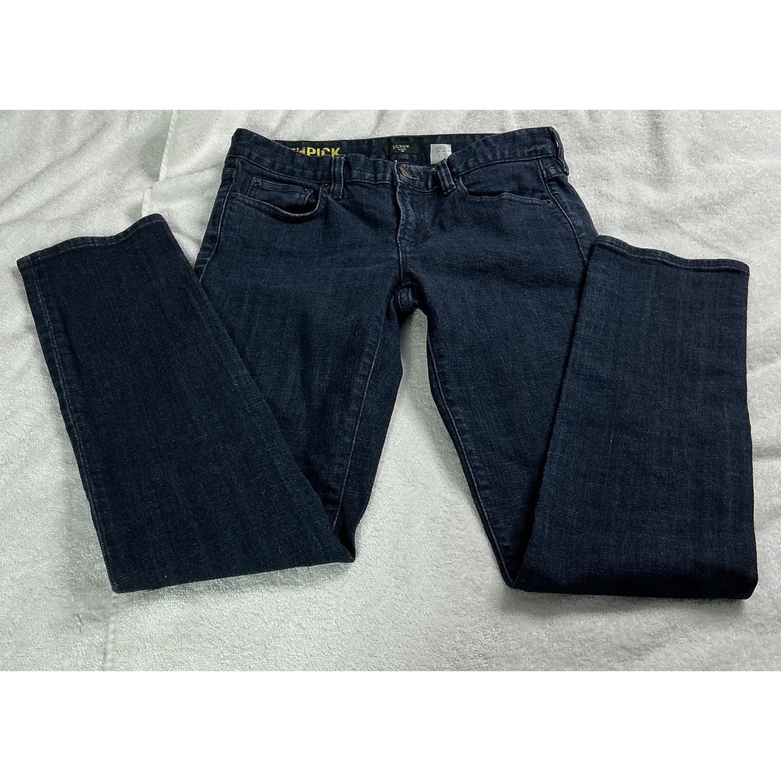 J Crew Toothpick Stretch Women’s Size 28 Denim Jeans