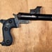 Senoob 26.5mm aerial flare launcher, shoulder stock, & red dot sight for GoBag
