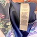 Chicos's Spring Blue Watercolor Purple Jacket Full Zip Pockets 3 apx 18 Tall