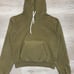 Buck Mason Interloop Boxy Relaxed Cropped Hoodie Women's XS Americana Loungewear