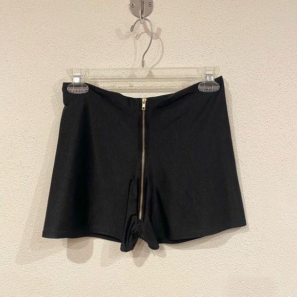 Angel Brinks Zip Up Shorts Size Large EUC