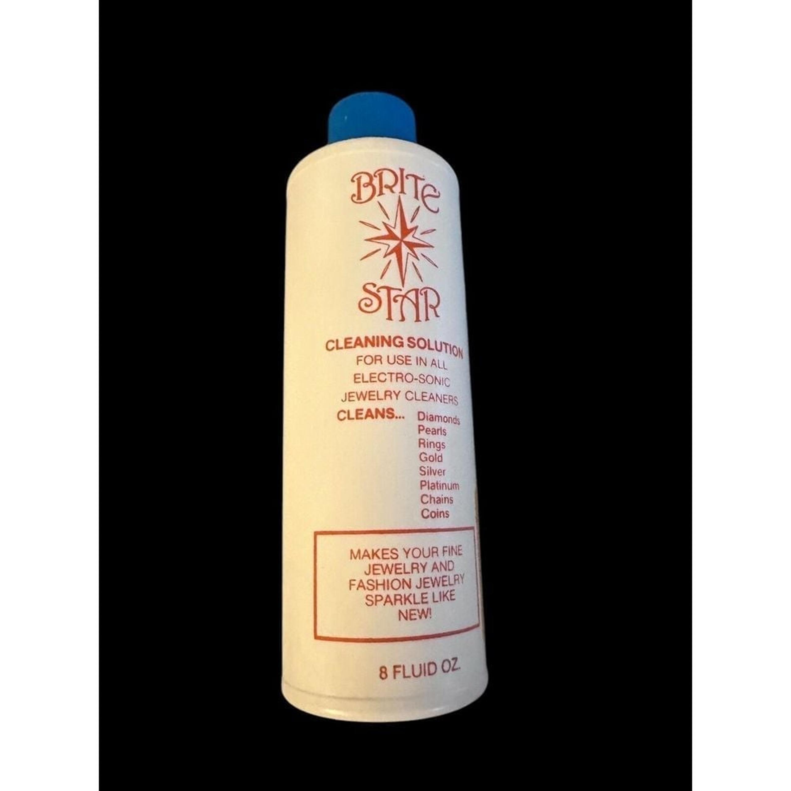 VINTAGE Jewelry Cleaner BRITE STAR for all types of Jewelry- New SHINE 8 FL OZ - Star brite