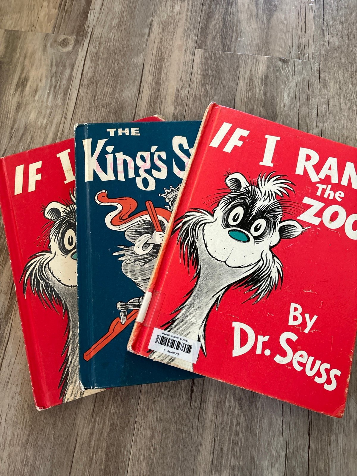 Dr Seuss Lot of 3 books if I ran the zoo pulled copy