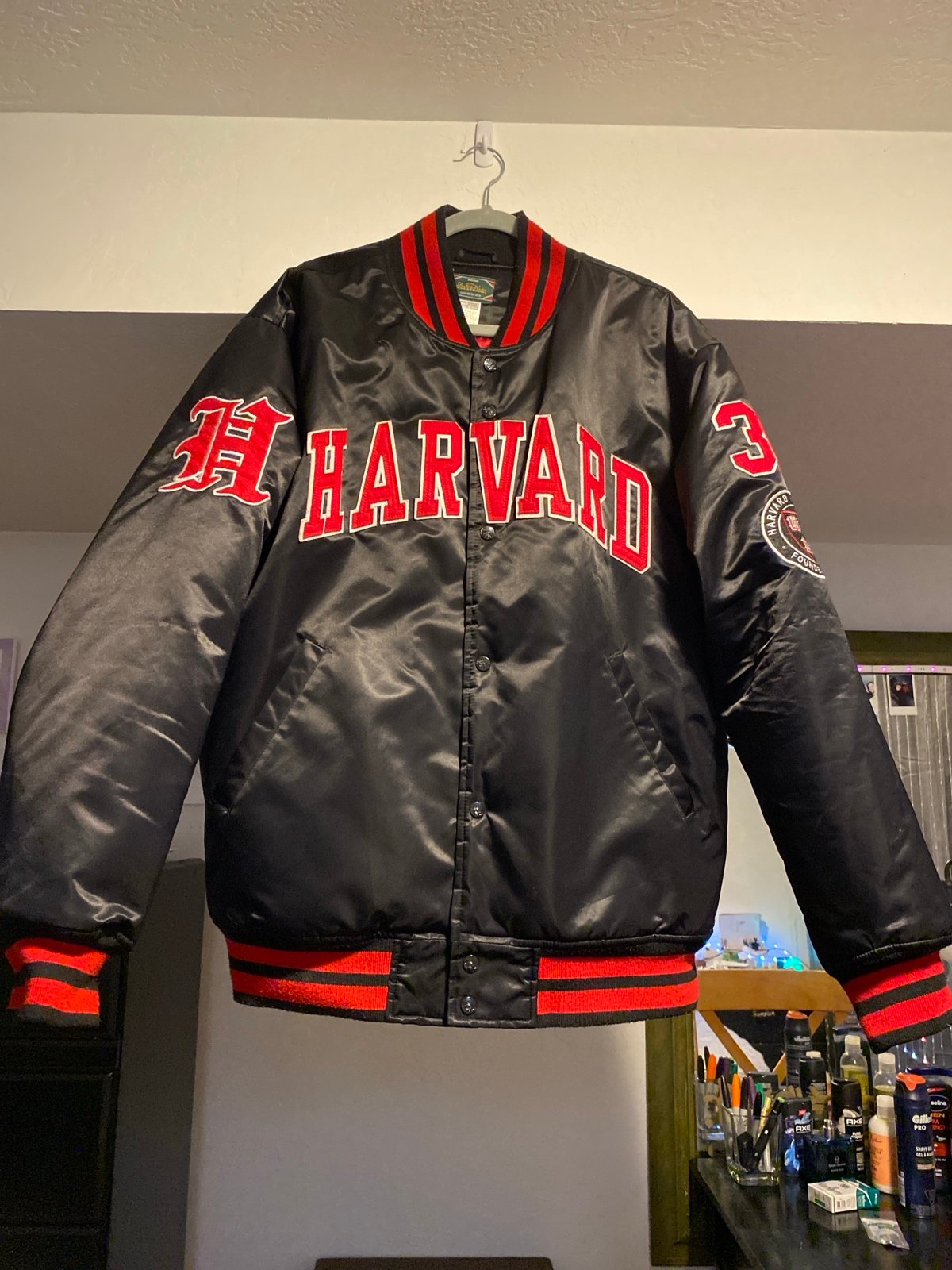 Harvard letterman jacket