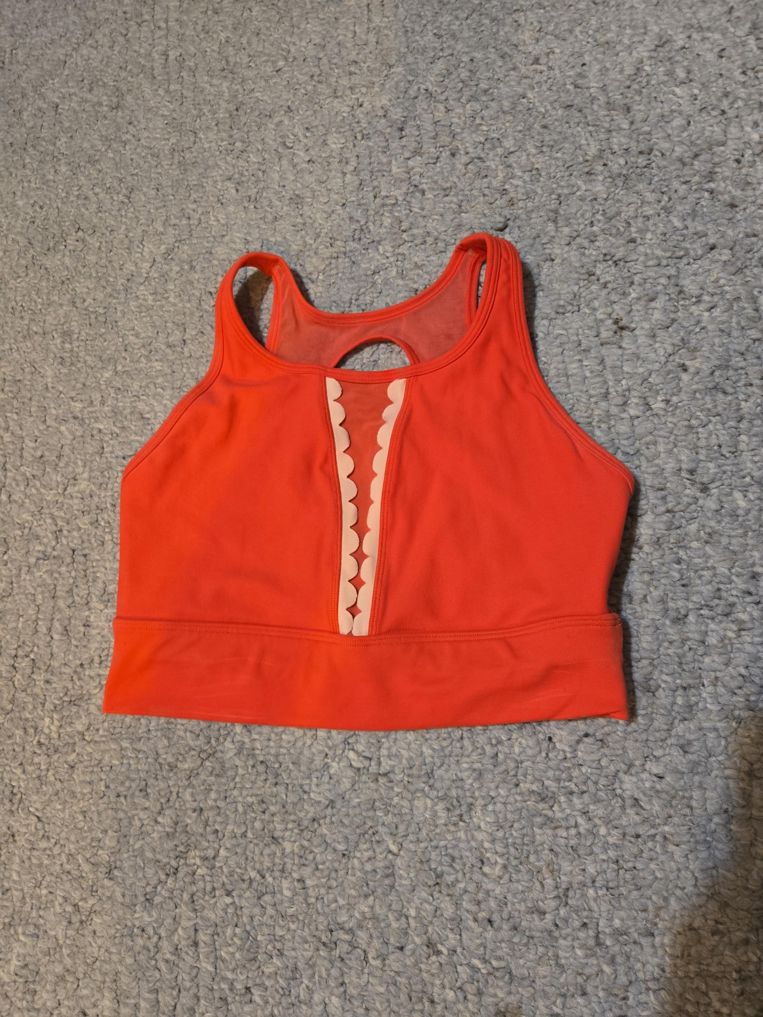 Calia by Carrie Underwood medium coral sports bra