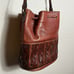 Vintage Etienne Aigner Brown shoulder strap handbag genuine leather