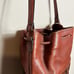 Vintage Etienne Aigner Brown shoulder strap handbag genuine leather