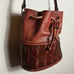 Vintage Etienne Aigner Brown shoulder strap handbag genuine leather