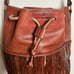 Vintage Etienne Aigner Brown shoulder strap handbag genuine leather