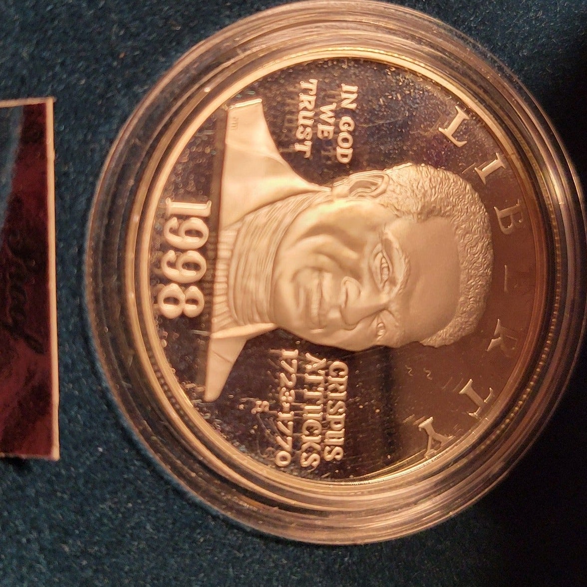 1998 Black Revolutionary War Patriots Commemorative Coin