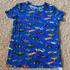 Posh peanut OG hot wheels t shirt bamboo EUC 12Y