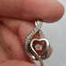 Sterling Silver Diamond Treble Clef Pendant