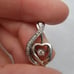 Sterling Silver Diamond Treble Clef Pendant