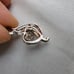 Sterling Silver Diamond Treble Clef Pendant