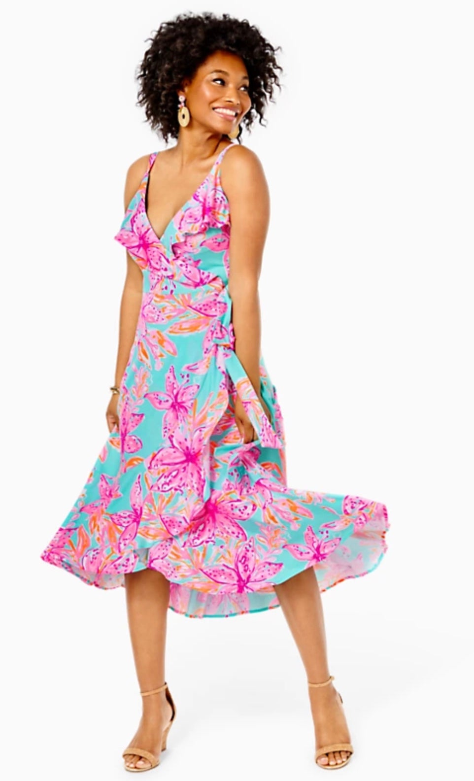 Lilly Pulitzer Fontaine Wrap Dress