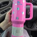 Stanley X Target Exclusive Popsicle Pink Starburst 40oz Tumbler NEW