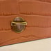 COACH Studio Shoulder Bag Croc Embossed Light Coral