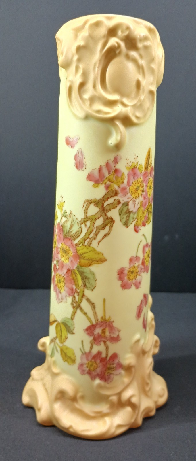 Antique RW Rudolstadt Germany Hand Painted Floral Vase