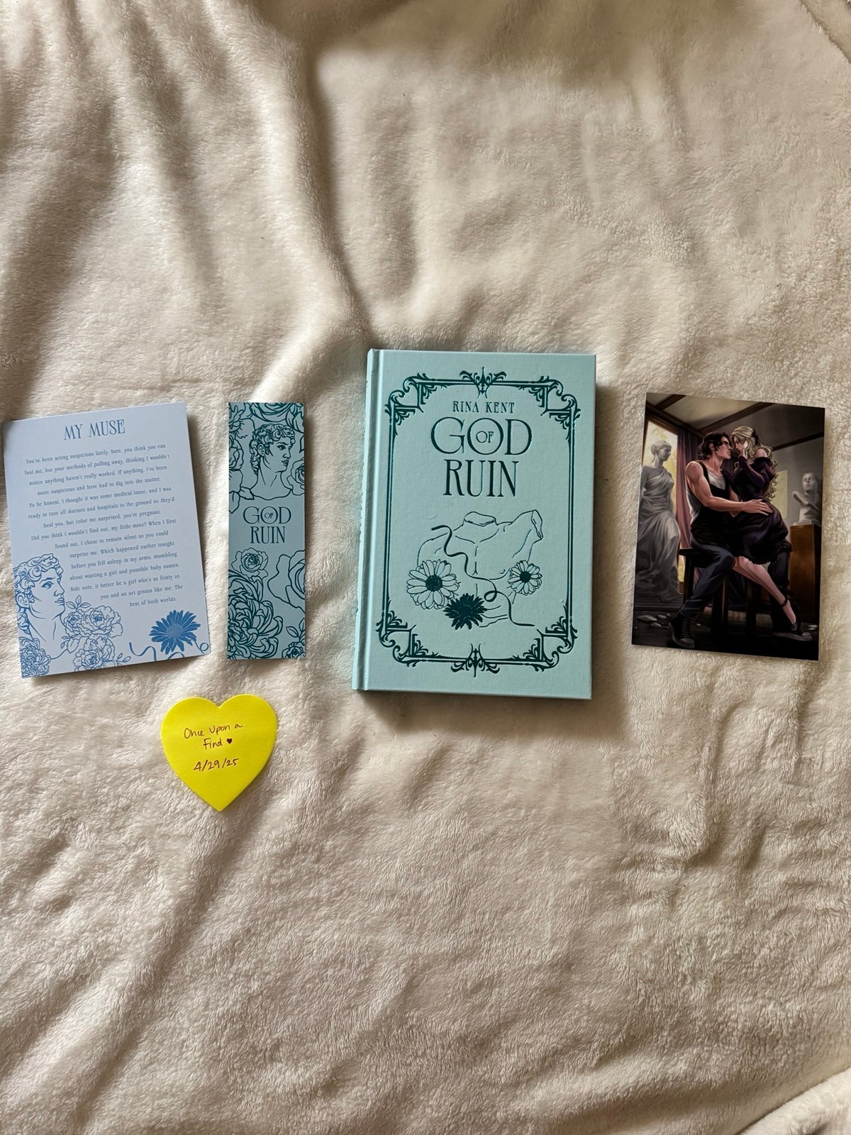 *Signed* Rina Kent God of Ruin Legacy of Gods Luxury Edition