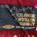 VTG Icelandic Woollen Lap Car Blanket Throw 68X58 Cream Red Wool Fringe Stadium