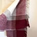 VTG Icelandic Woollen Lap Car Blanket Throw 68X58 Cream Red Wool Fringe Stadium