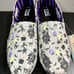 RARE *NWT* Toms Grey Glow In The Dark Witches And Cat Print Alpargata Shoes- 7.5