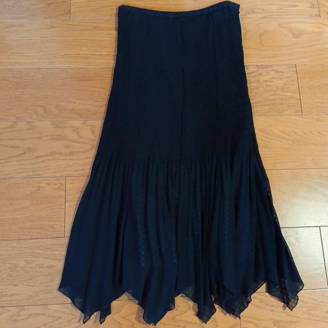 【Excellent Condition】vanilla confusion Sheer Blouse / moga Skirt Set