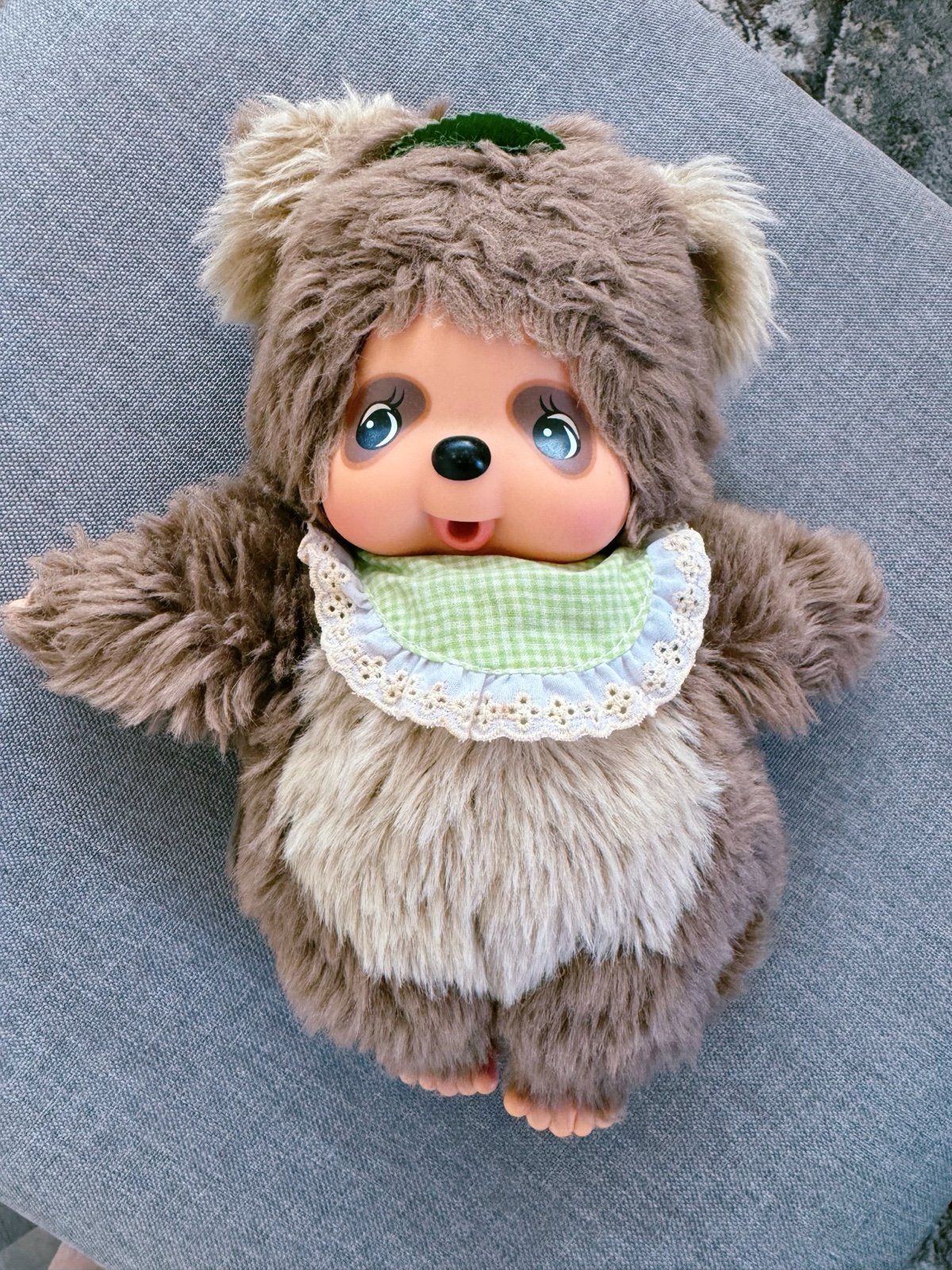 Monchhichi and his friends little raccoon Monchichi hand puppet