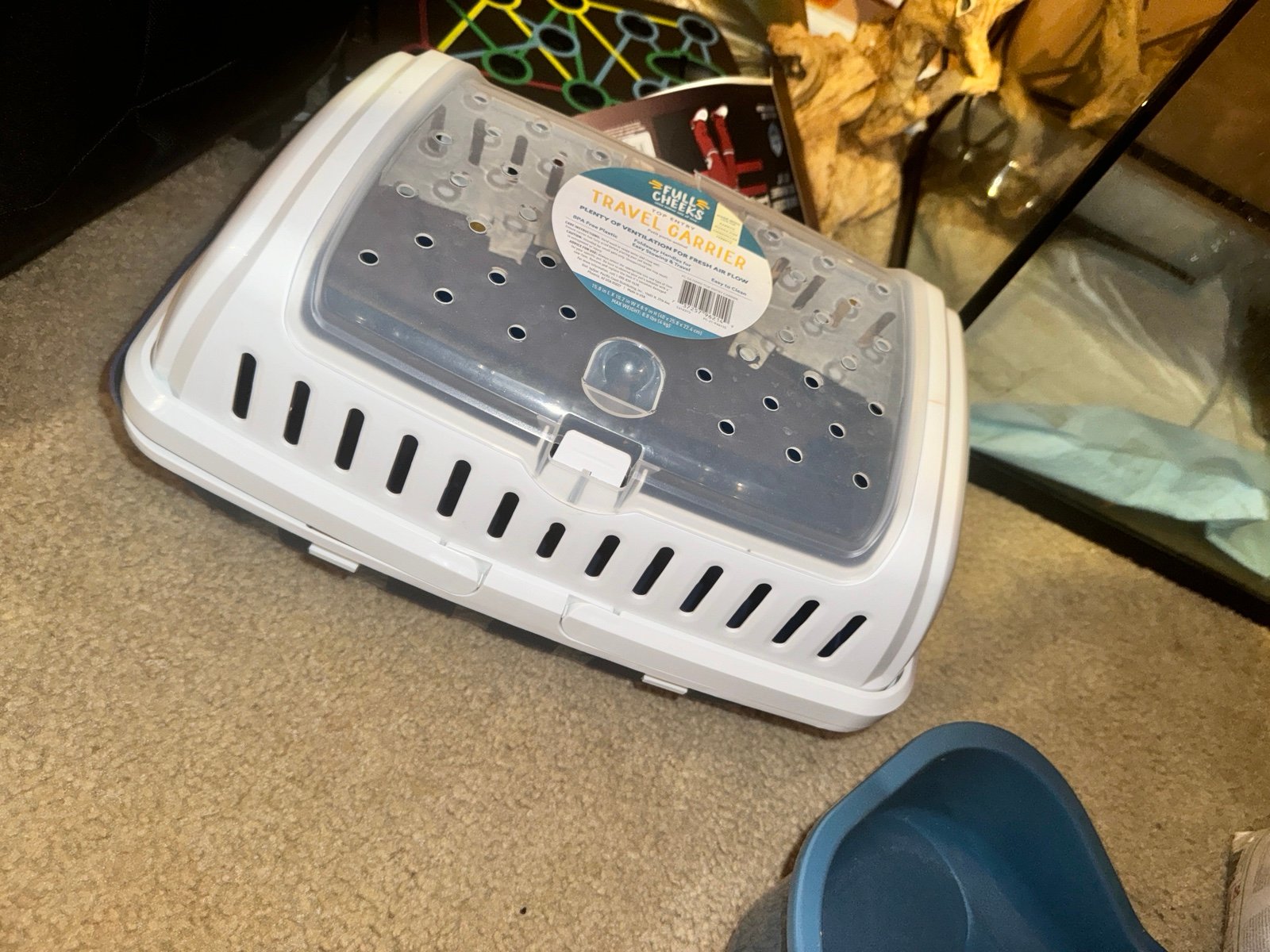 ferret cage & litter box